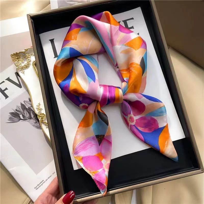 Women's High - end Thin Square Scarf - Elora Moda