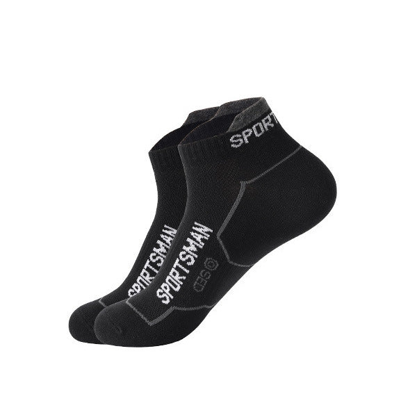 Socks Male Socks Summer Thin Solid Color Letter Mesh Breathable - Elora Moda