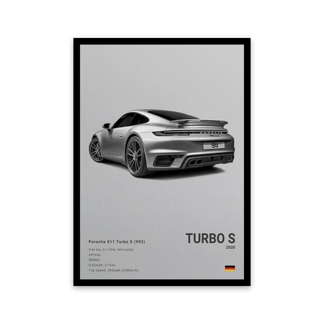 Car Wall Art Canvas - Elora Moda