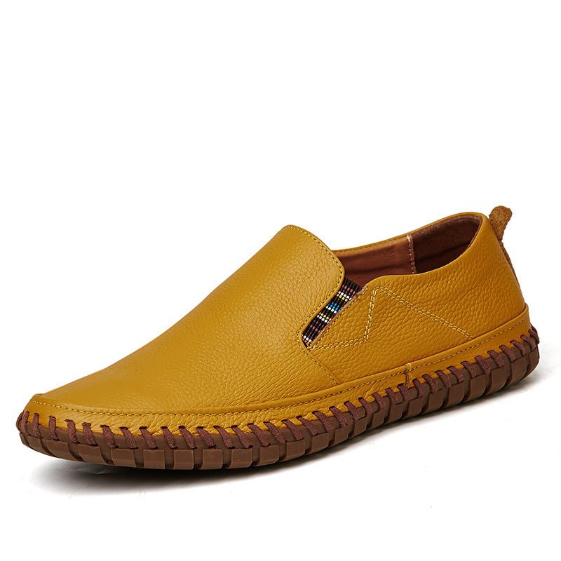 Men's Genuine Cowhide Leather Loafers for Casual & Business - Elora Moda