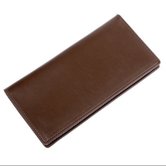 Men's Leather Multi - card Bi - fold Fashion Wallet - Elora Moda
