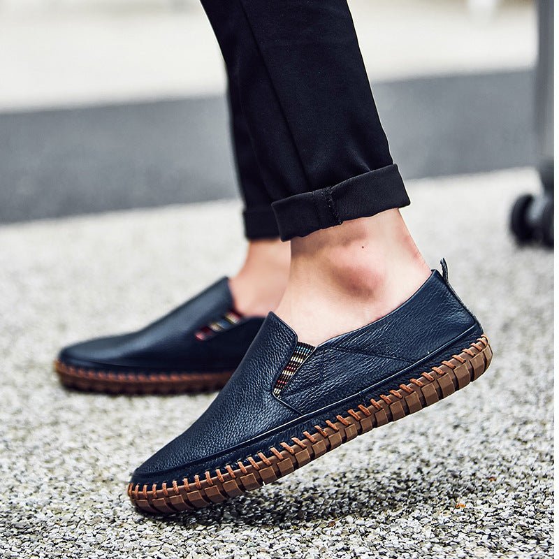 Men's Genuine Cowhide Leather Loafers for Casual & Business - Elora Moda
