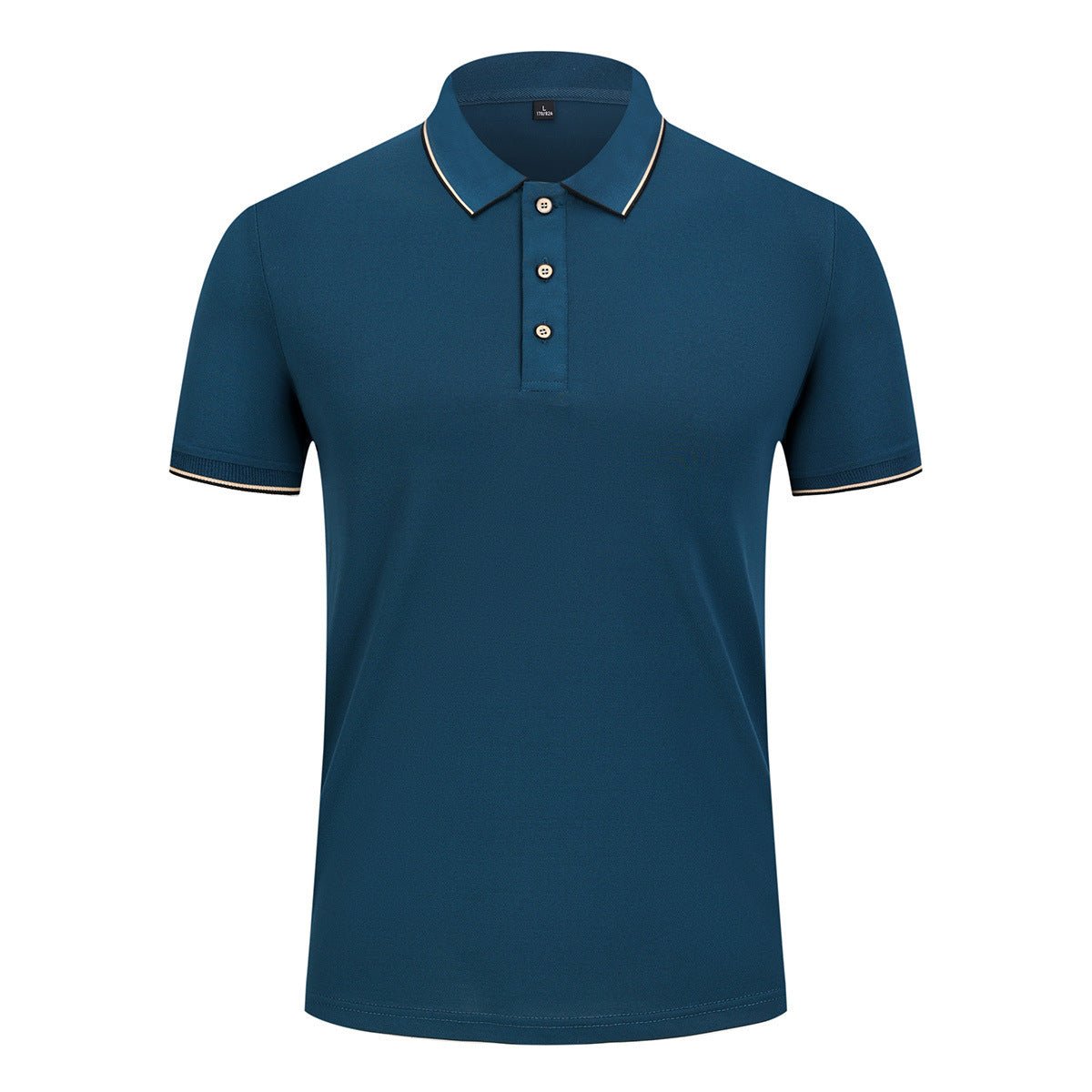 Men Ice Silk Lapel Polo Shirt - Elora Moda