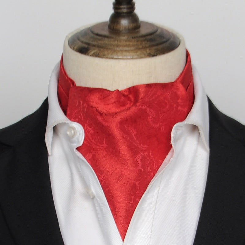 British Vintage Suit Silk Scarf Shirt - Elora Moda