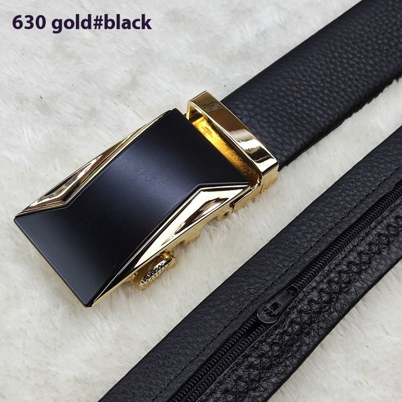 First Layer Cow Leather Belt Can Hide Money - Elora Moda