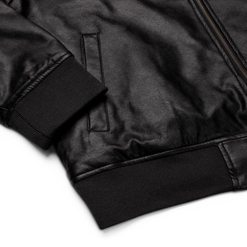 Leather Bomber Jacket - The Patriot