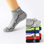 Socks Male Socks Summer Thin Solid Color Letter Mesh Breathable - Elora Moda