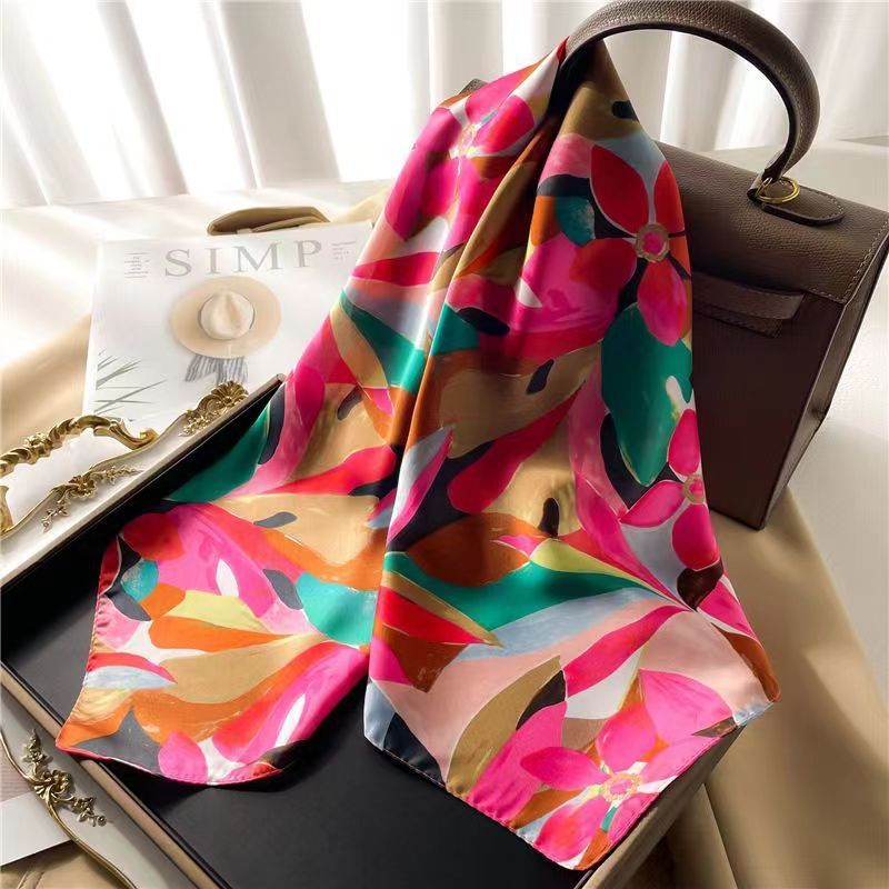 Women's High - end Thin Square Scarf - Elora Moda