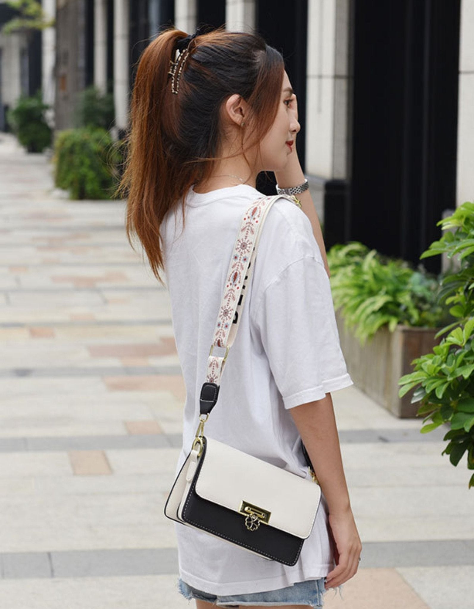 Ins Style Crossbody Square Shoulder Bag - Elora Moda