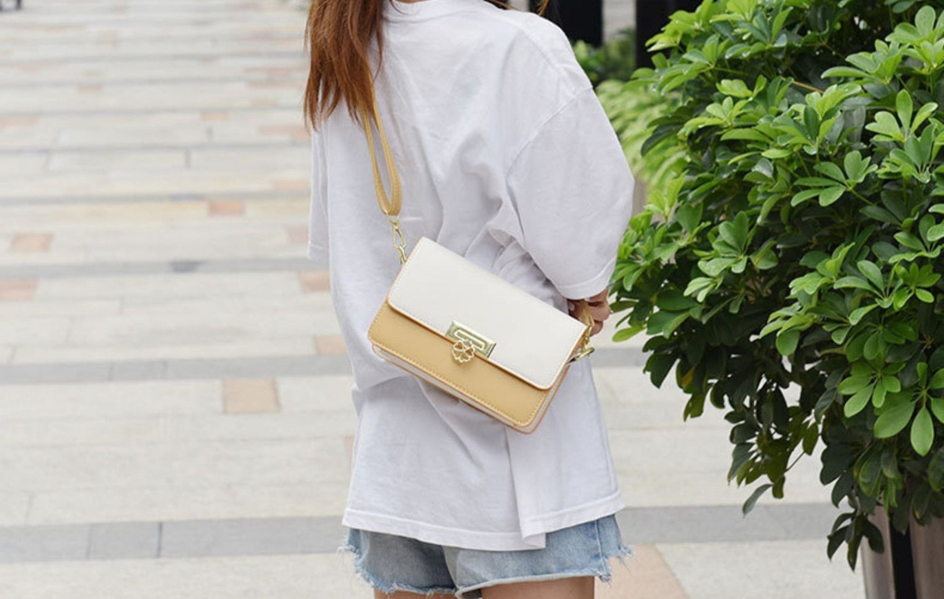 Ins Style Crossbody Square Shoulder Bag - Elora Moda