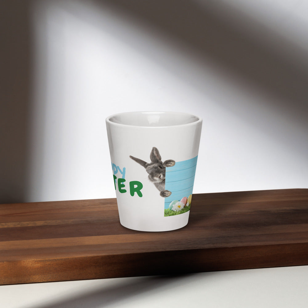 Easter gift 2025 - Easter Bunny Latte Mug - Perfect 2025 Spring Gift for Coffee Lovers & Spring Decor, Cute Bunny Design