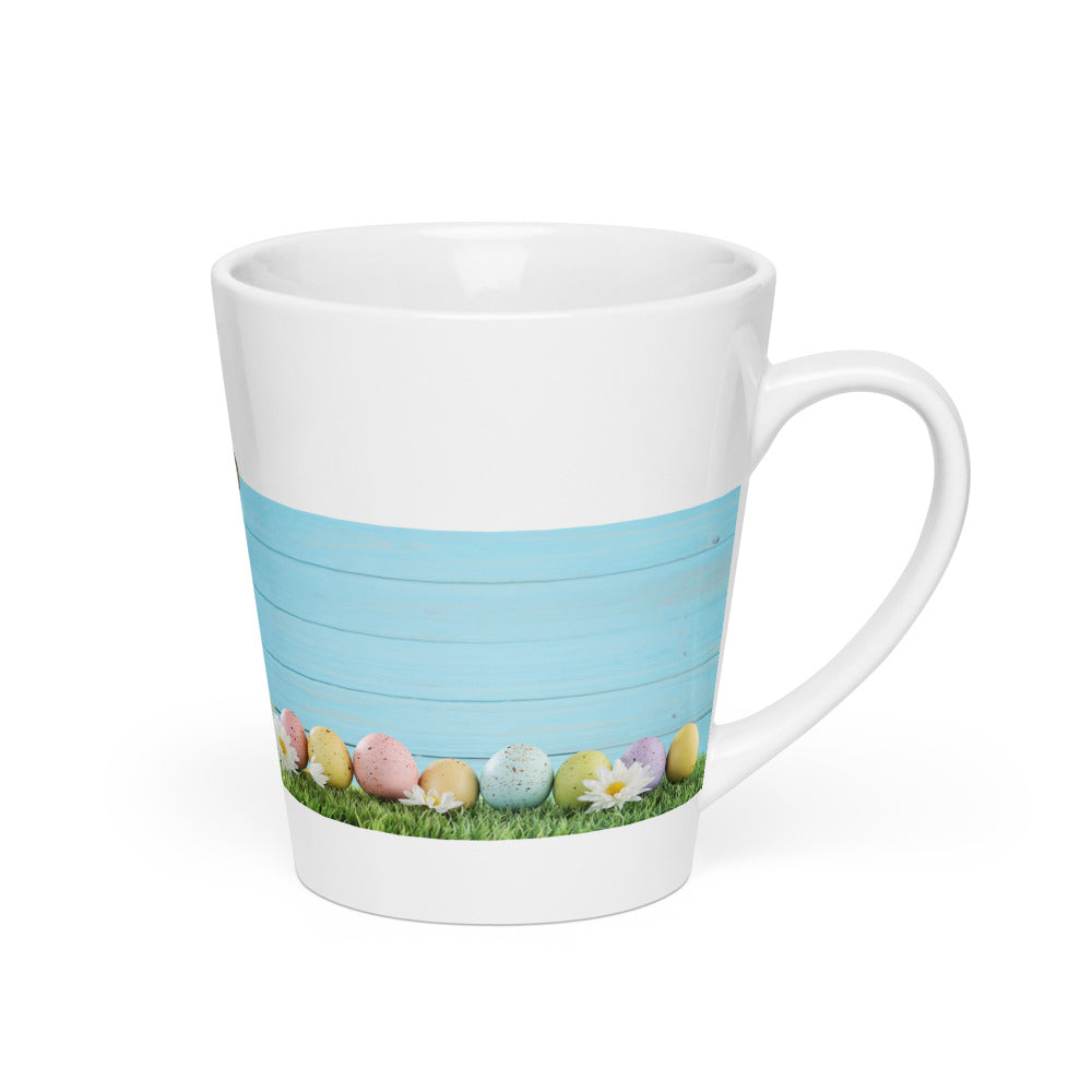 Easter gift 2025 - Easter Bunny Latte Mug - Perfect 2025 Spring Gift for Coffee Lovers & Spring Decor, Cute Bunny Design