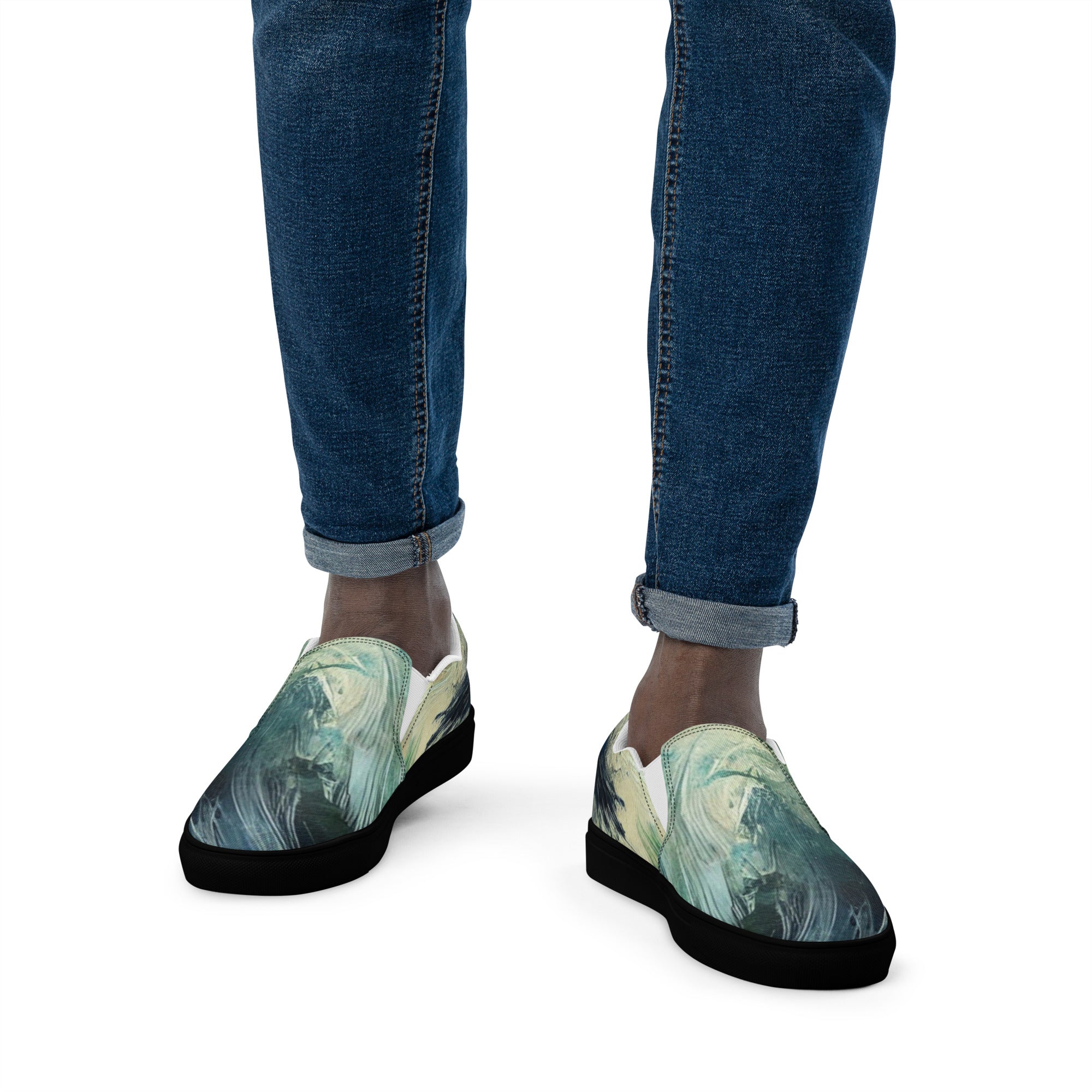 Men’s slip - on canvas shoes - Elora Moda
