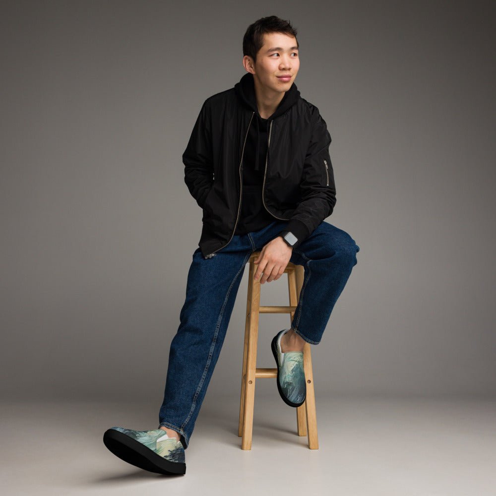 Men’s slip - on canvas shoes - Elora Moda
