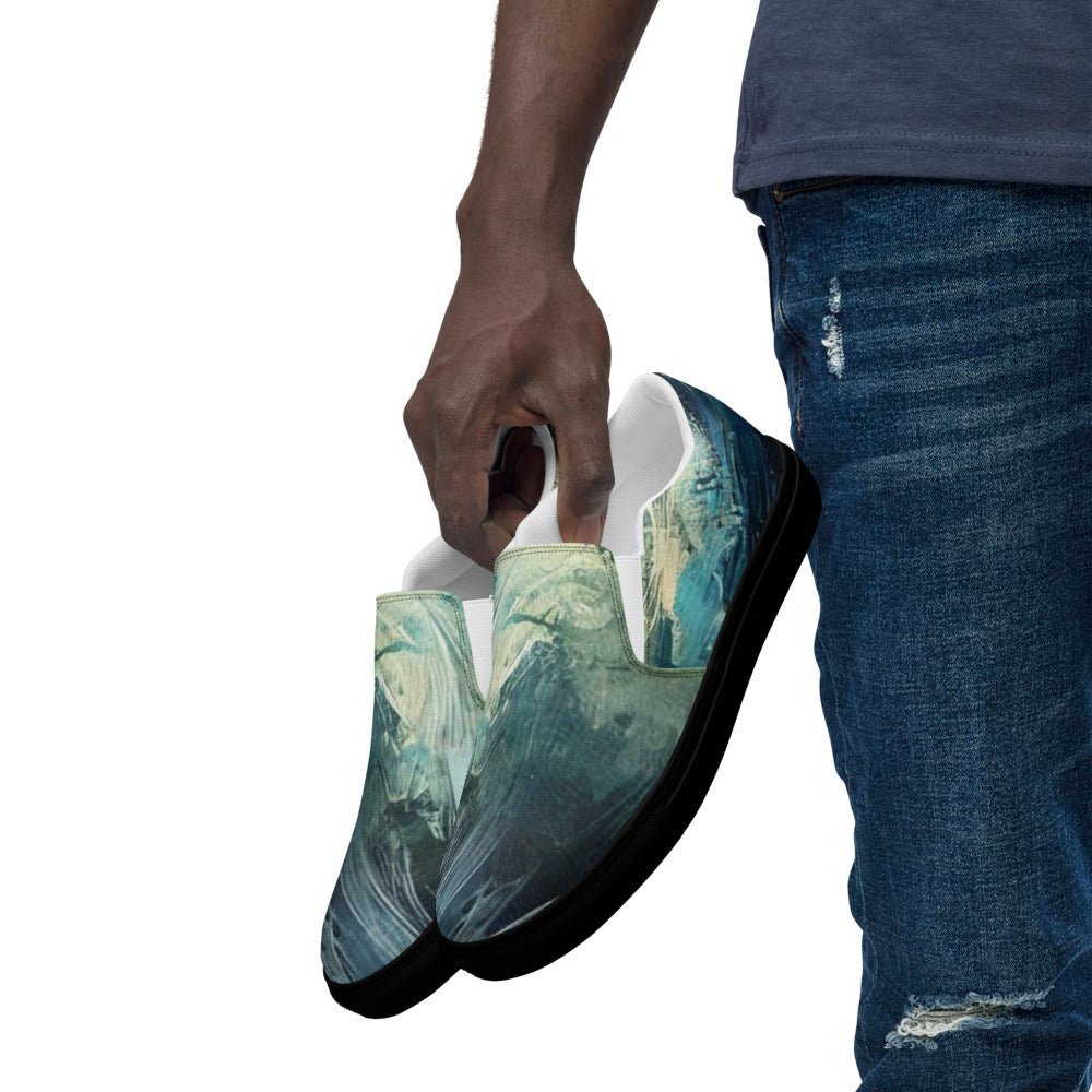 Men’s slip - on canvas shoes - Elora Moda