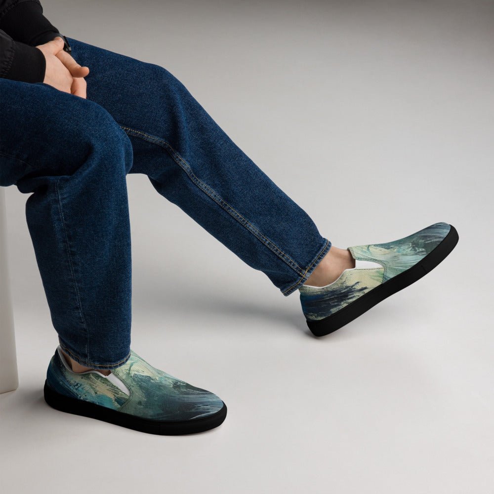 Men’s slip - on canvas shoes - Elora Moda