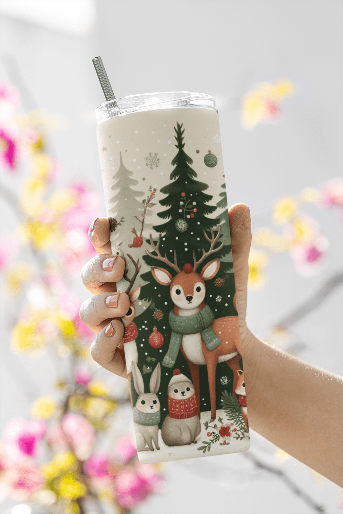 Christmas Magical Forest Tumbler - Style B - Elora Moda
