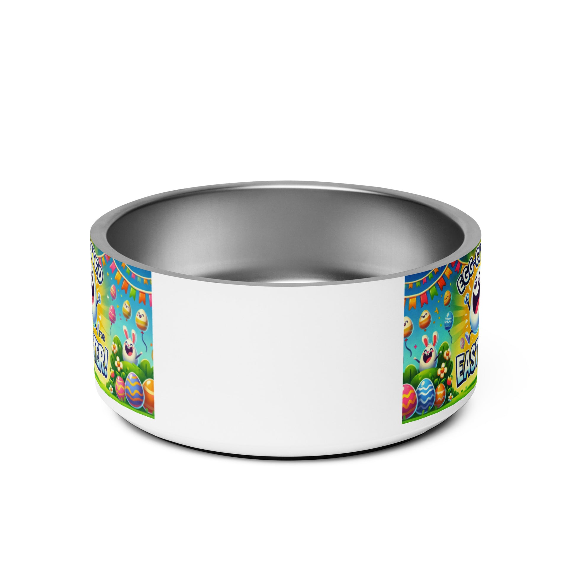 Easter Pet Bowl for Him | Cute Bunny Design, Durable Ceramic Dog Bowl, Perfect for Easter Celebrations & Gifts - Elora Moda