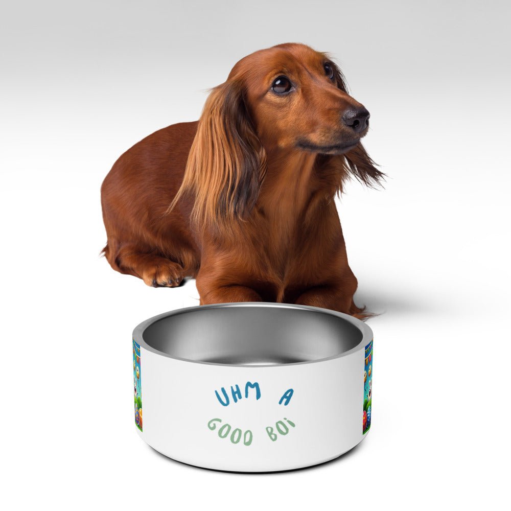 Easter Pet Bowl for Him | Cute Bunny Design, Durable Ceramic Dog Bowl, Perfect for Easter Celebrations & Gifts - Elora Moda