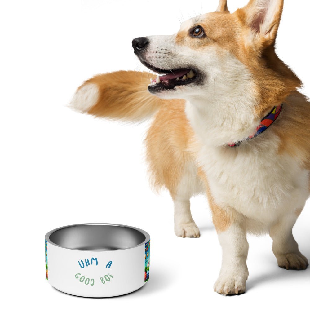 Easter Pet Bowl for Him | Cute Bunny Design, Durable Ceramic Dog Bowl, Perfect for Easter Celebrations & Gifts - Elora Moda