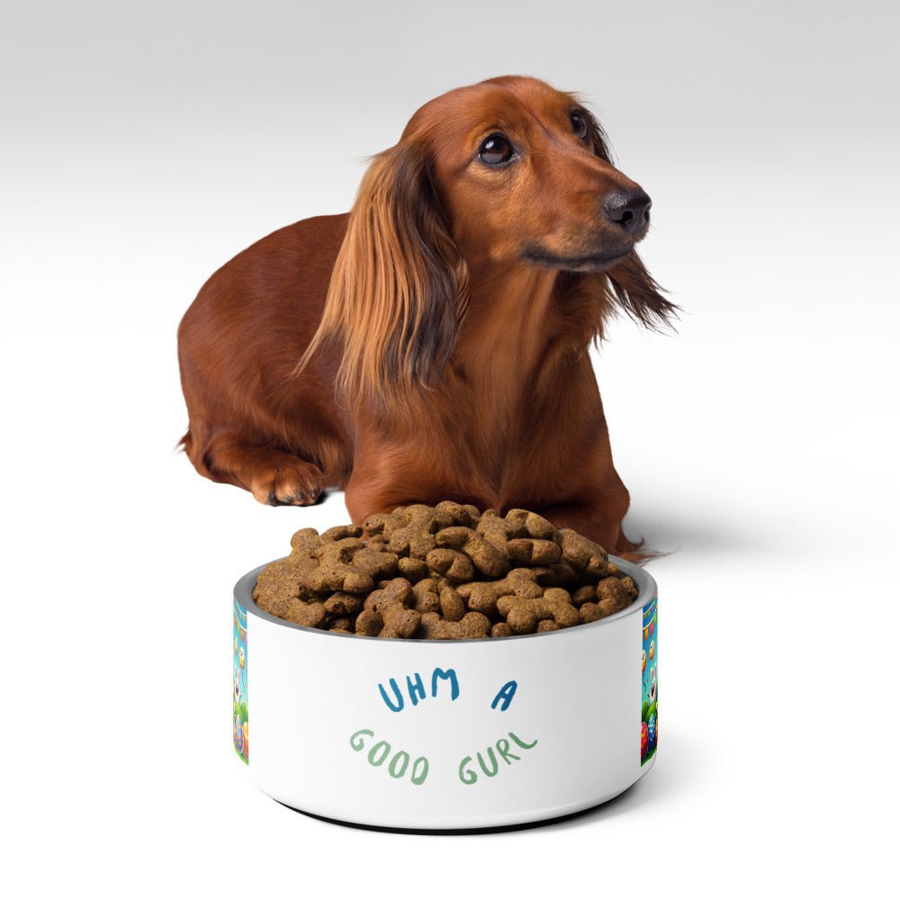 Easter Pet Bowl for Her | Dog or Cat Food Dish | Cute Spring Design | Perfect Gift for Pet Lovers & Easter Celebrations - Elora Moda
