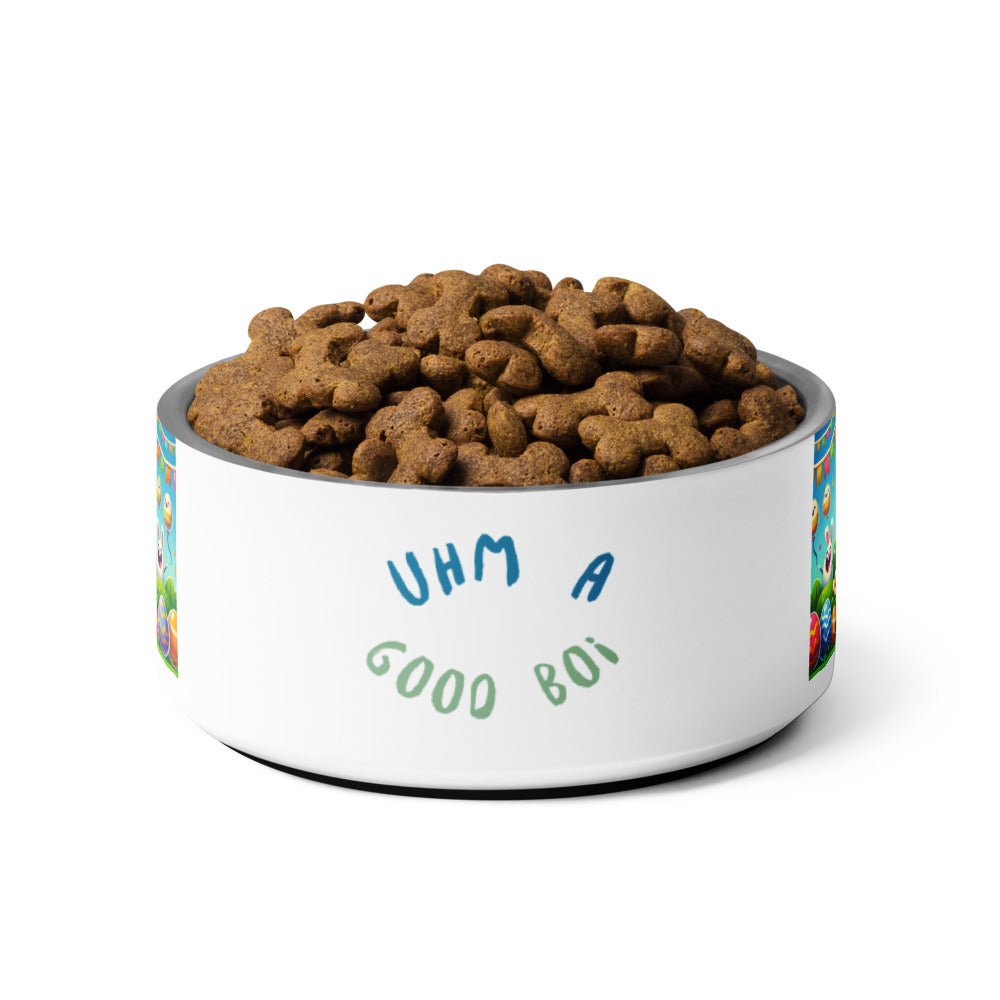 Easter Pet Bowl for Him | Cute Bunny Design, Durable Ceramic Dog Bowl, Perfect for Easter Celebrations & Gifts - Elora Moda