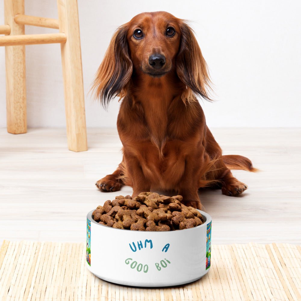 Easter Pet Bowl for Him | Cute Bunny Design, Durable Ceramic Dog Bowl, Perfect for Easter Celebrations & Gifts - Elora Moda