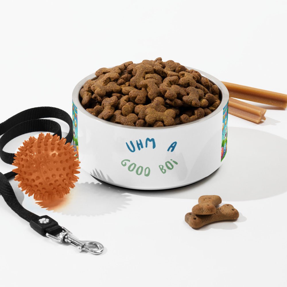 Easter Pet Bowl for Him | Cute Bunny Design, Durable Ceramic Dog Bowl, Perfect for Easter Celebrations & Gifts - Elora Moda