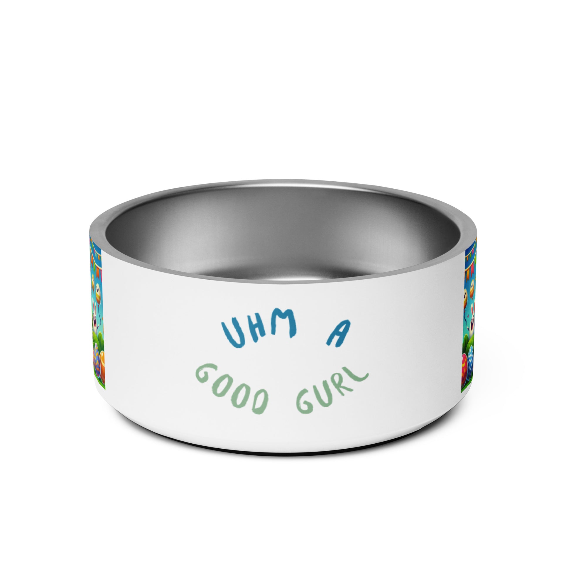 Easter Pet Bowl for Her | Dog or Cat Food Dish | Cute Spring Design | Perfect Gift for Pet Lovers & Easter Celebrations - Elora Moda