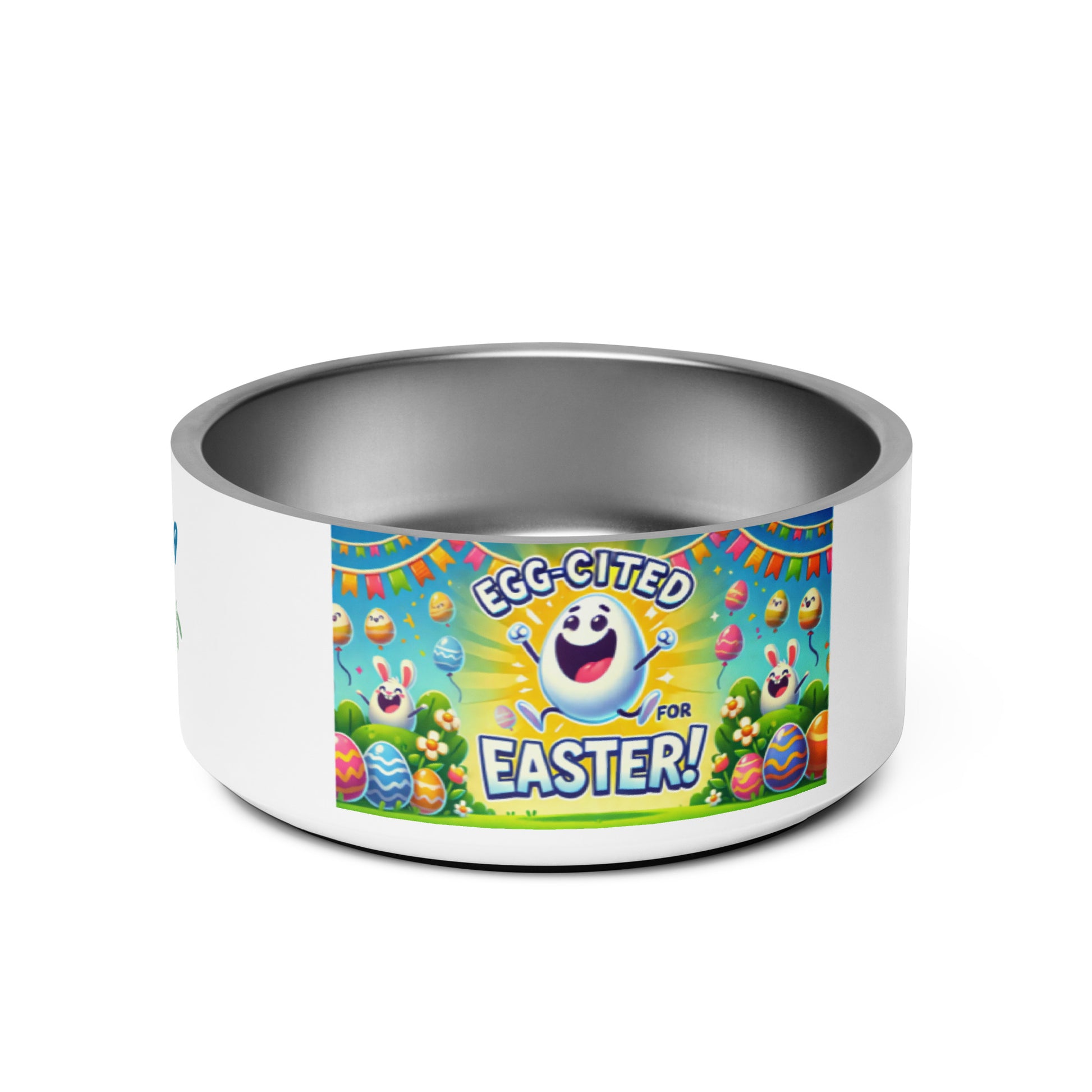 Easter Pet Bowl for Him | Cute Bunny Design, Durable Ceramic Dog Bowl, Perfect for Easter Celebrations & Gifts - Elora Moda