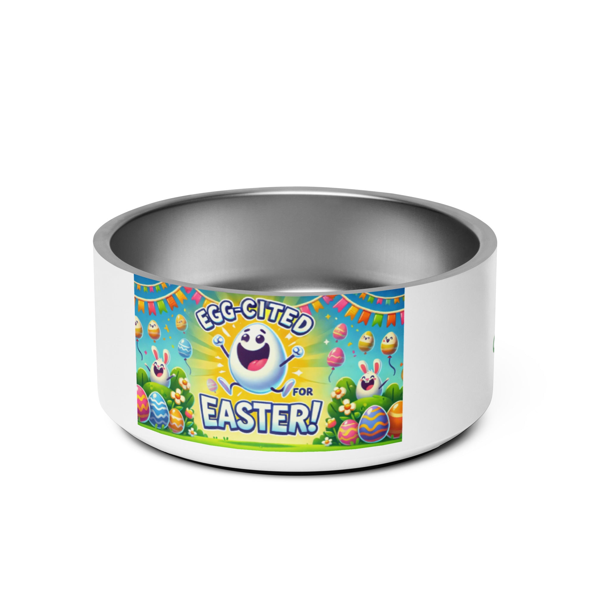 Easter Pet Bowl for Him | Cute Bunny Design, Durable Ceramic Dog Bowl, Perfect for Easter Celebrations & Gifts - Elora Moda