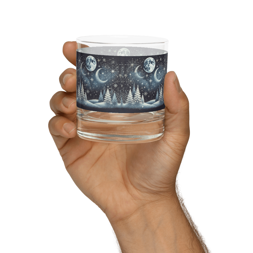 Celestial Christmas rocks glass - Elora Moda