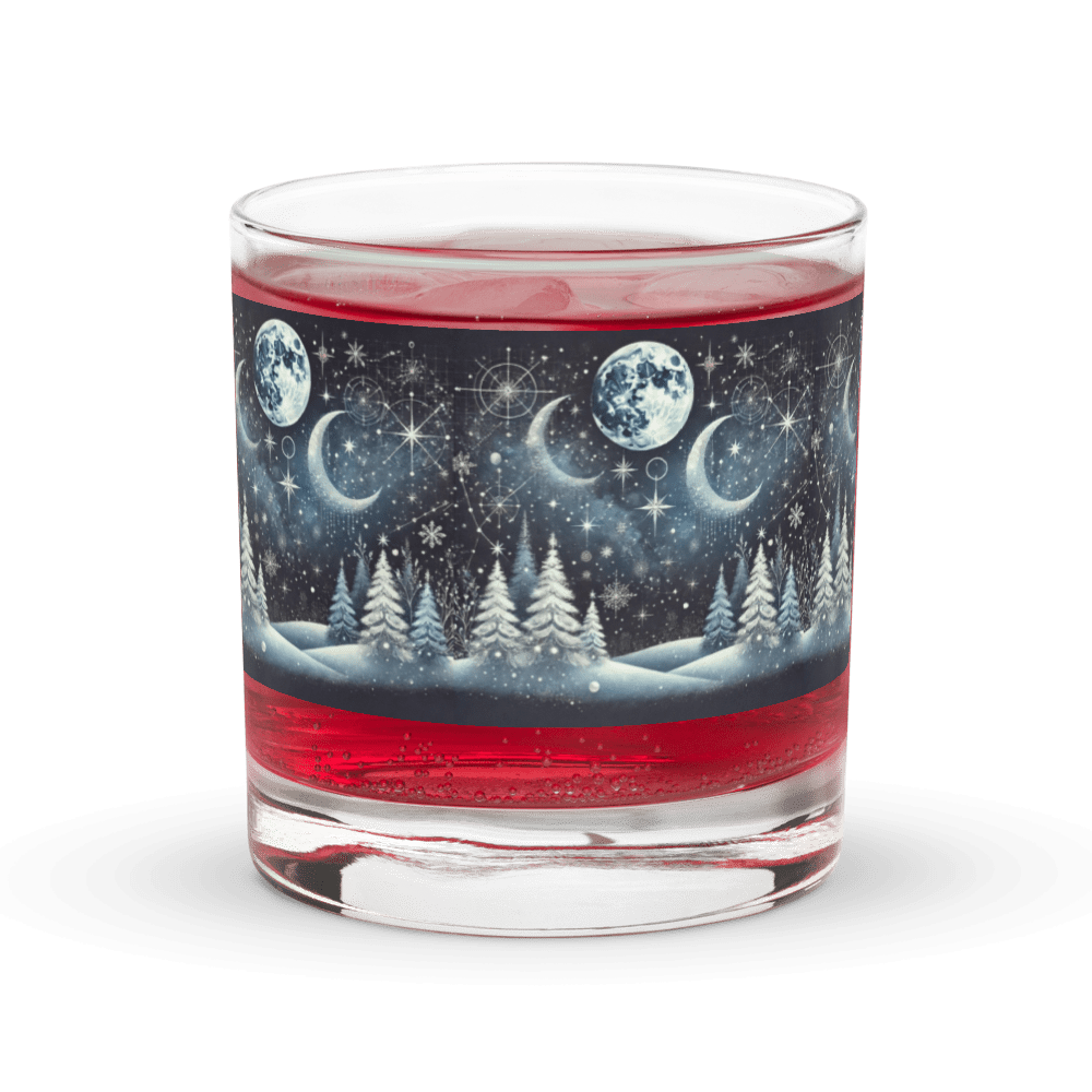 Celestial Christmas rocks glass - Elora Moda