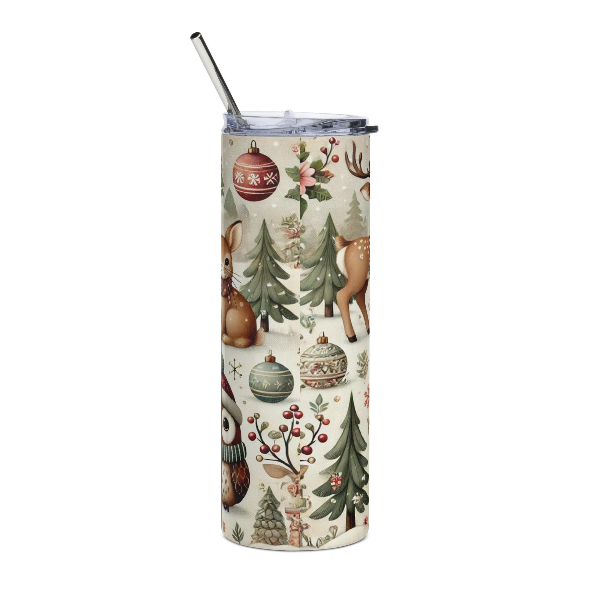 Christmas Magical Forest Tumbler - Style A - Elora Moda