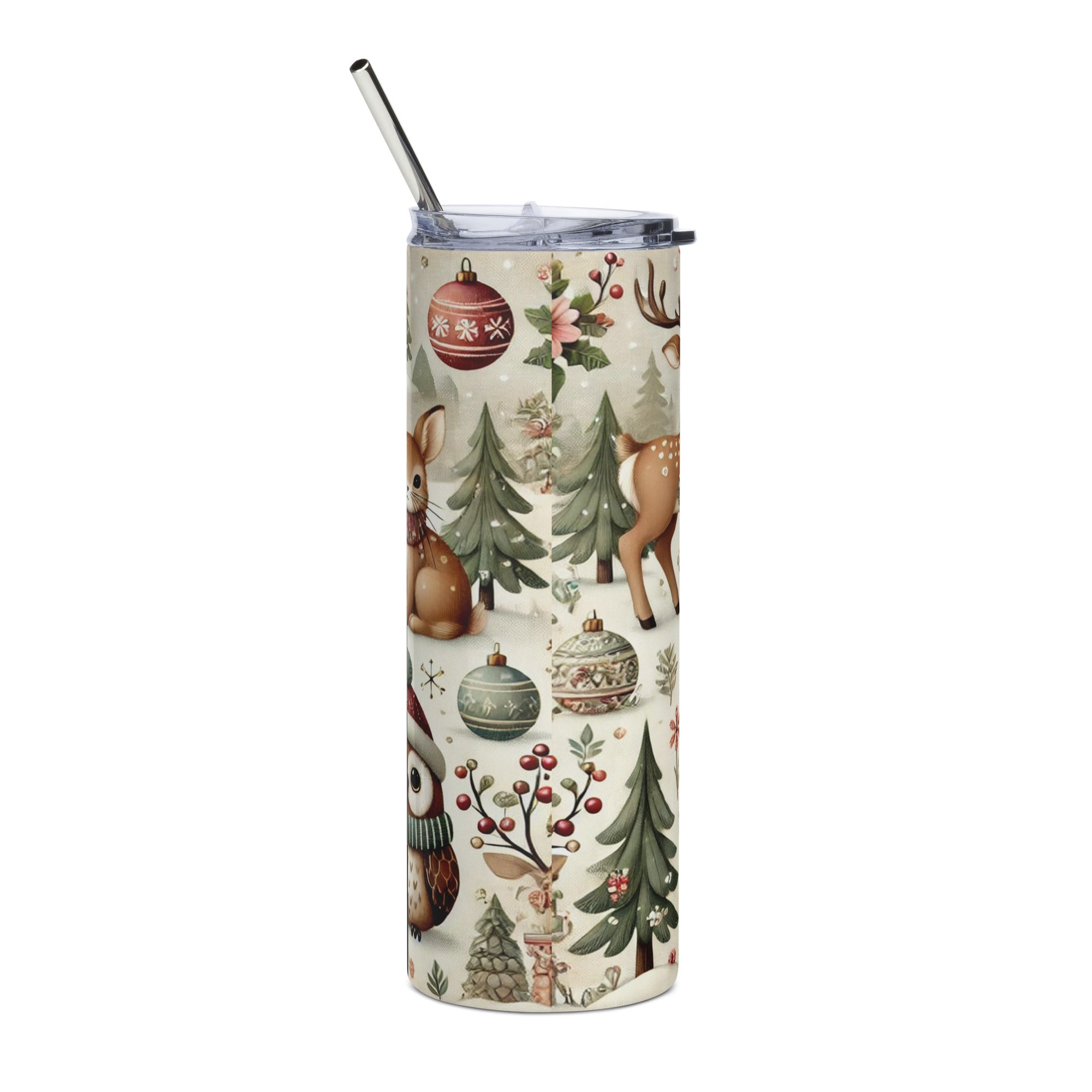Christmas Magical Forest Tumbler - Style A - Elora Moda