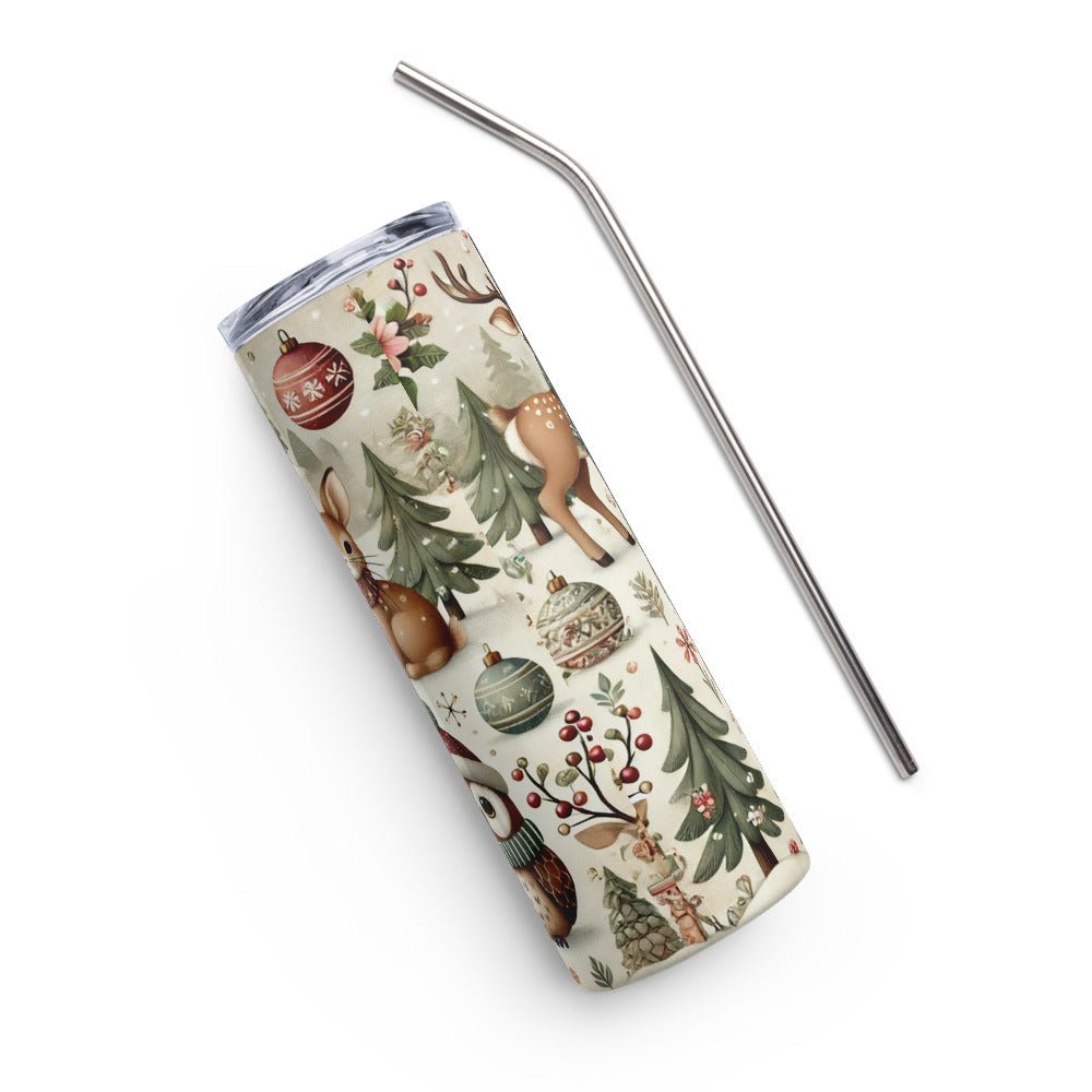 Christmas Magical Forest Tumbler - Style A - Elora Moda