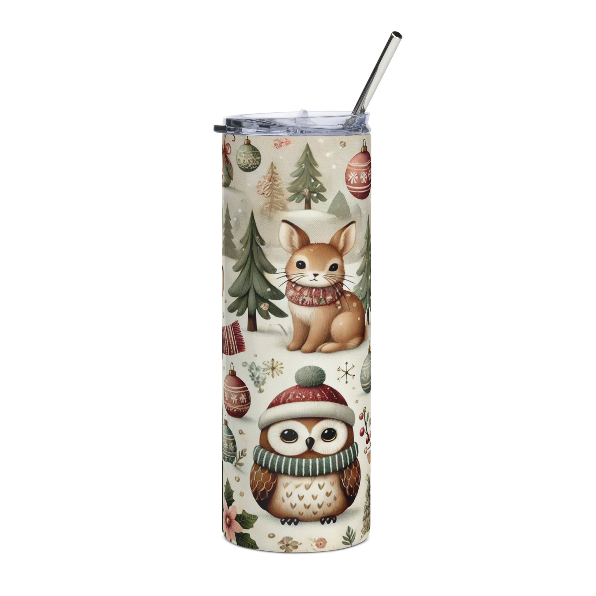 Christmas Magical Forest Tumbler - Style A - Elora Moda
