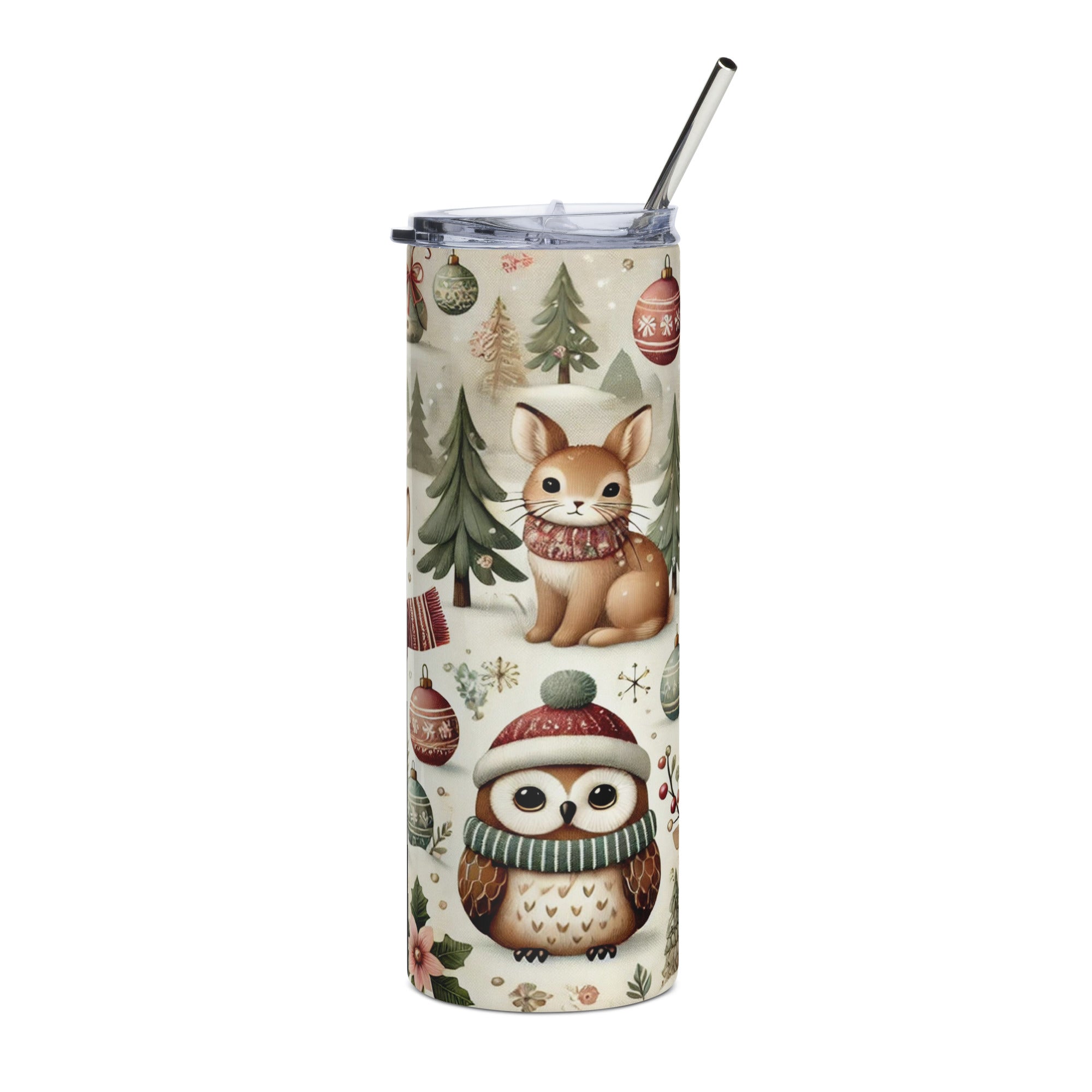Christmas Magical Forest Tumbler - Style A - Elora Moda