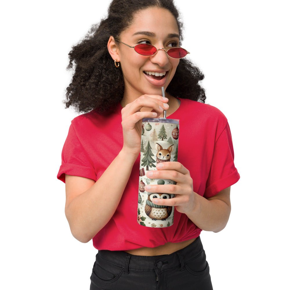 Christmas Magical Forest Tumbler - Style A - Elora Moda