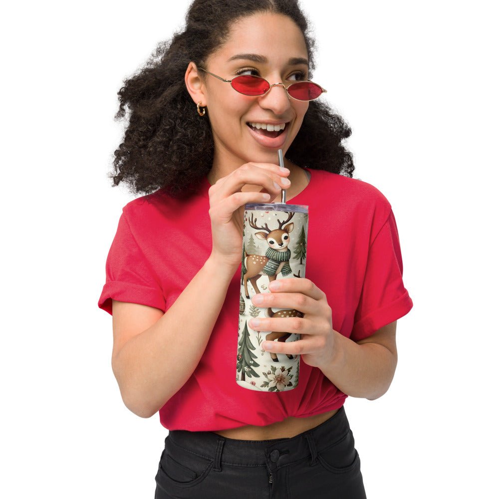 Christmas Magical Forest Tumbler - Style A - Elora Moda