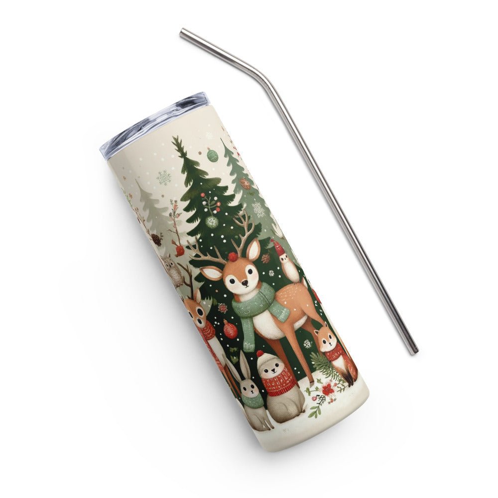Christmas Magical Forest Tumbler - Style B - Elora Moda