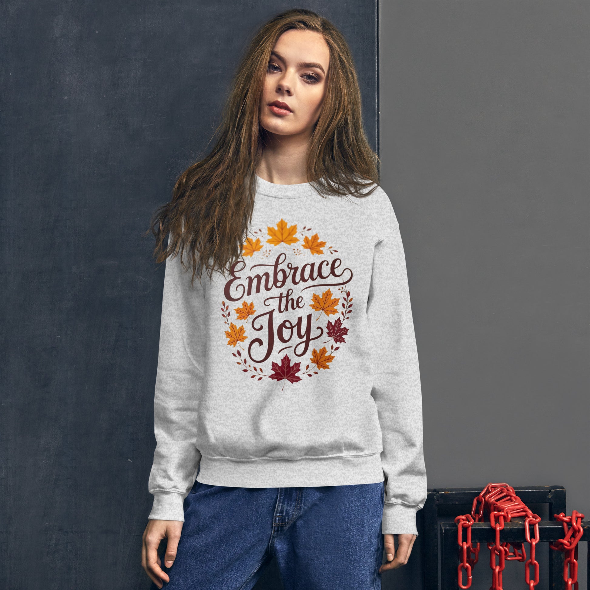 Unisex Sweatshirt | Embrace the Joy - Elora Moda