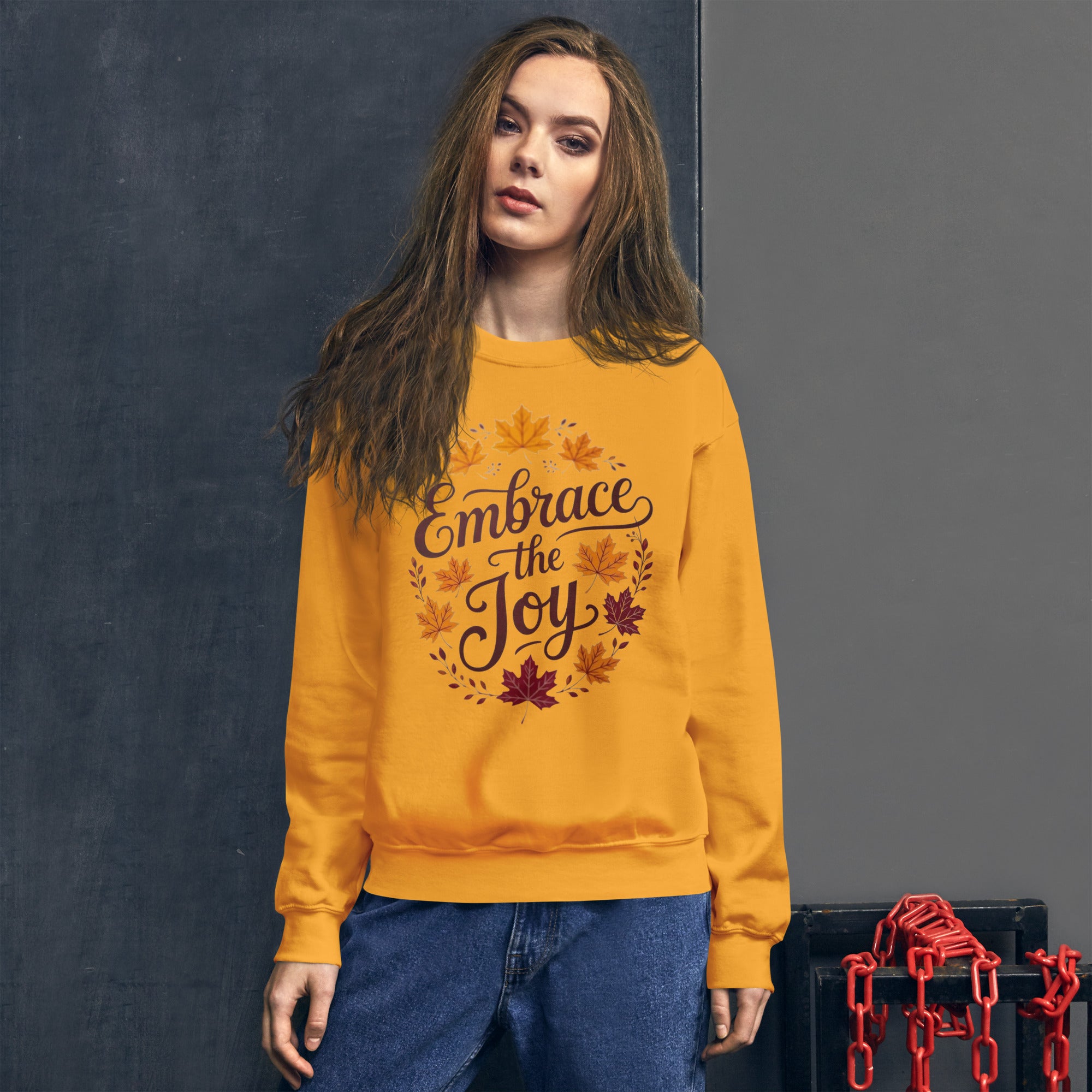 Unisex Sweatshirt | Embrace the Joy - Elora Moda
