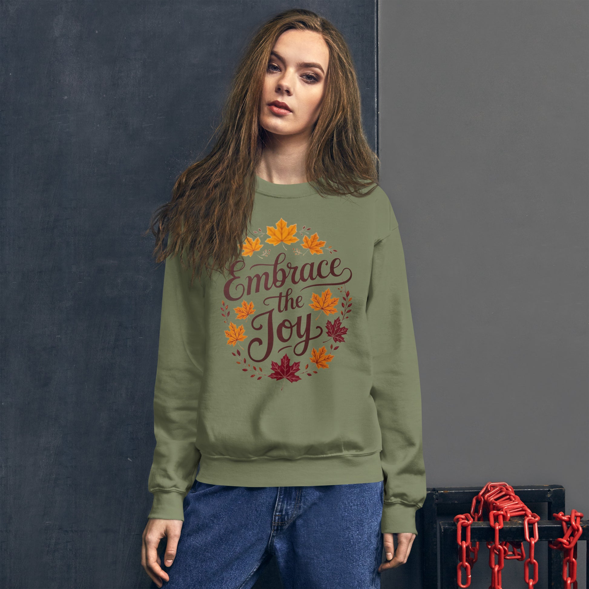 Unisex Sweatshirt | Embrace the Joy - Elora Moda