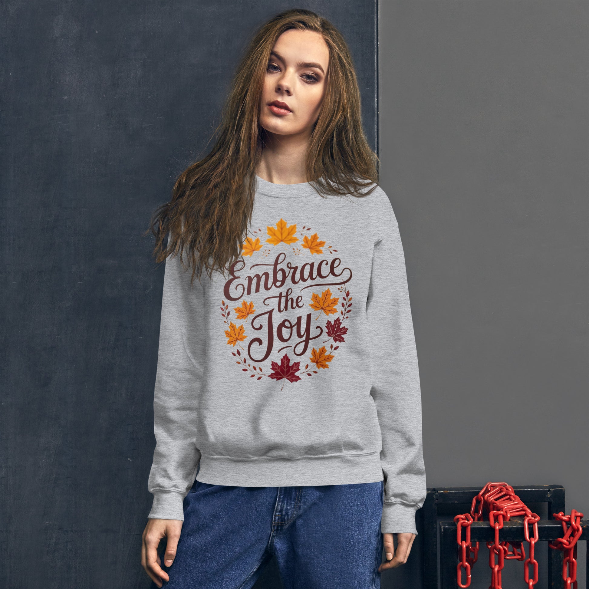 Unisex Sweatshirt | Embrace the Joy - Elora Moda