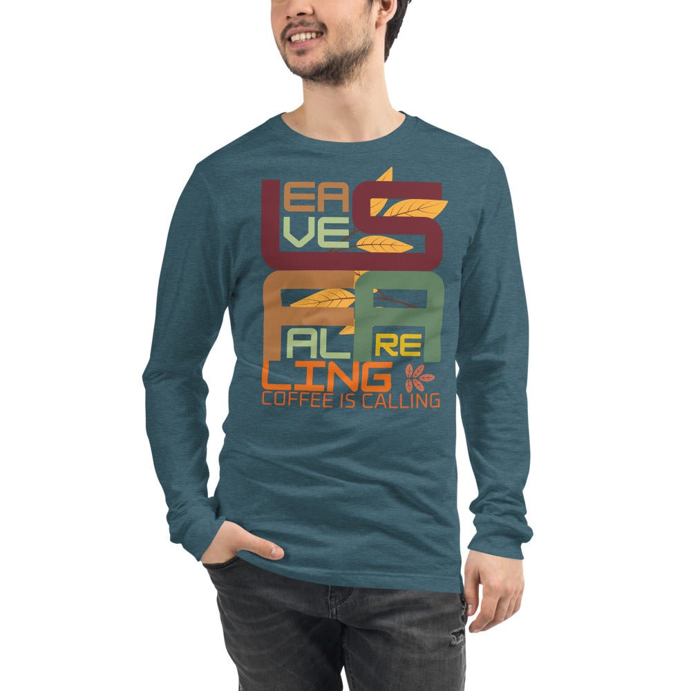 Cotton Blouse Autumn Leaves: Unisex Fall Fashion Top - Elora Moda