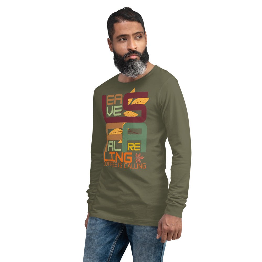 Cotton Blouse Autumn Leaves: Unisex Fall Fashion Top - Elora Moda