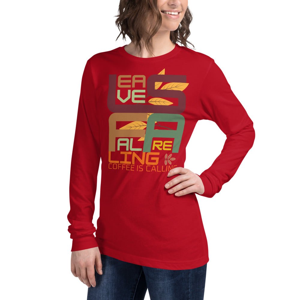 Cotton Blouse Autumn Leaves: Unisex Fall Fashion Top - Elora Moda