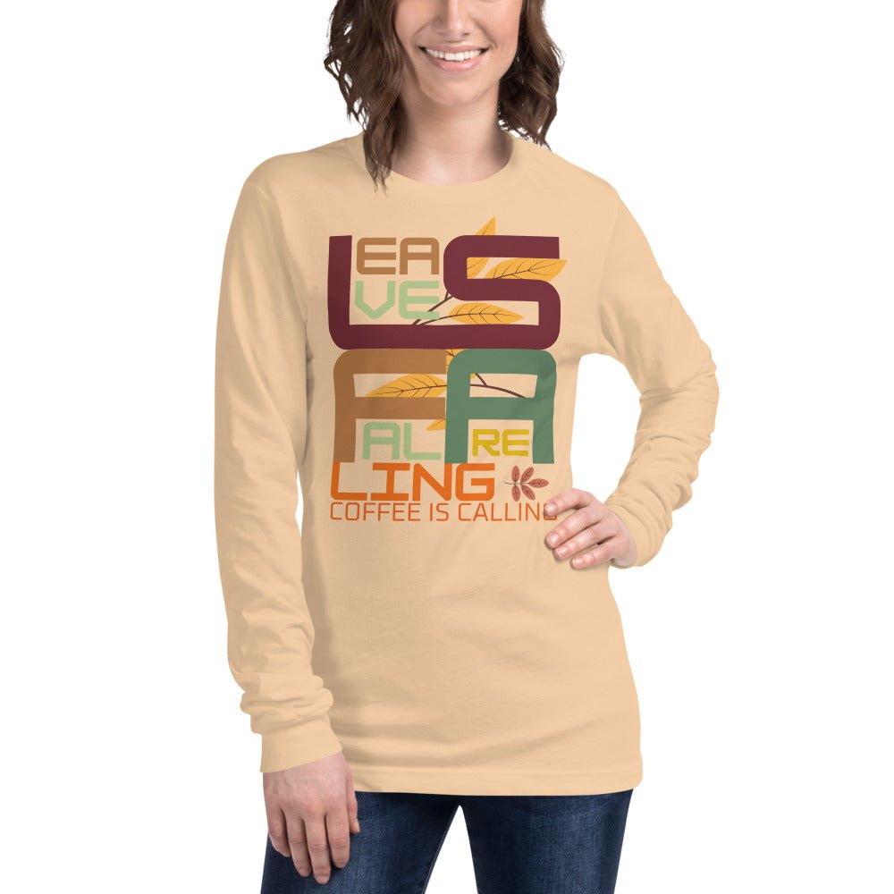 Cotton Blouse Autumn Leaves: Unisex Fall Fashion Top - Elora Moda