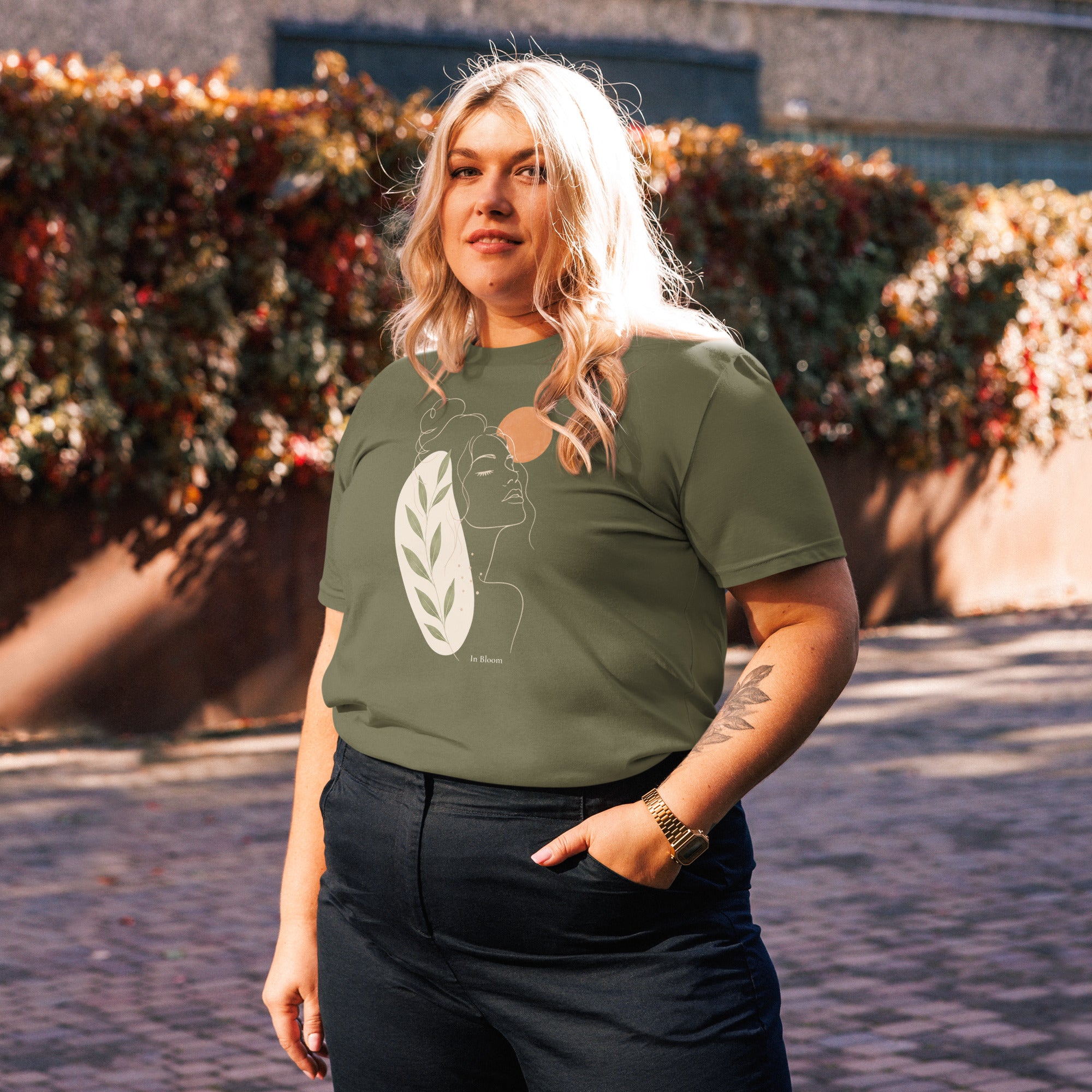 Women Organic Cotton T-Shirt - In Bloom